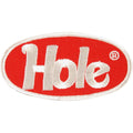 Hole Oval Logo 刺繍Patch ホール