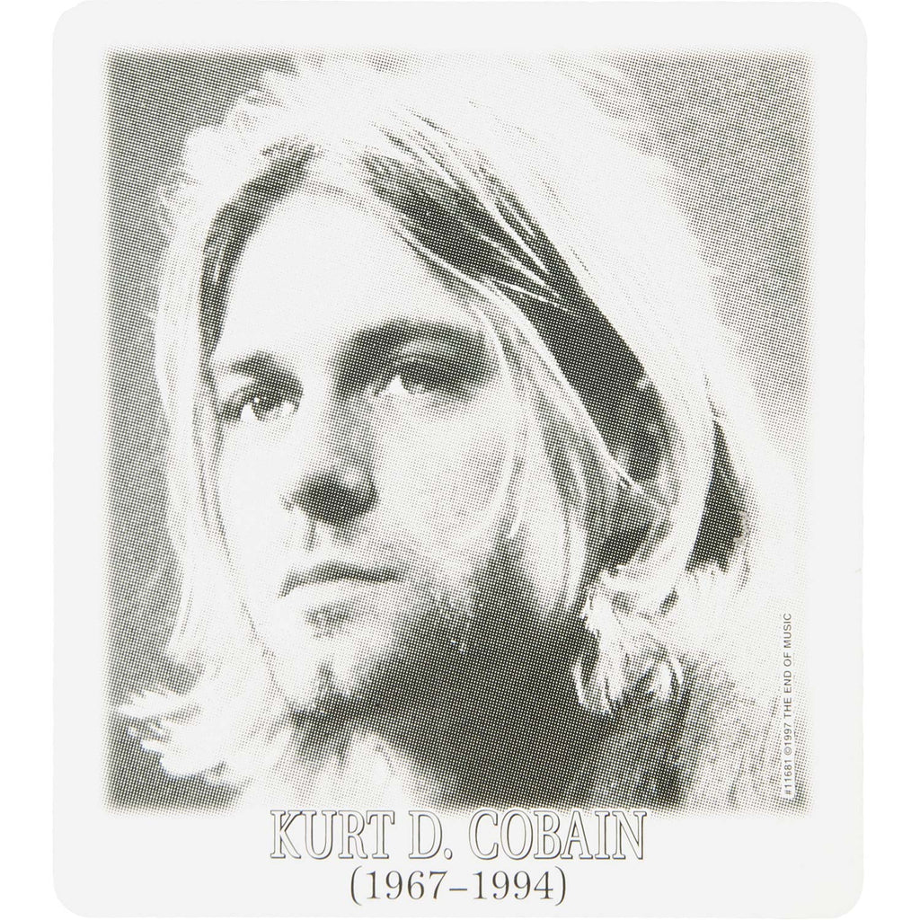 Nirvana Kurt Cobain Memorial Photo Official Sticker / ニルヴァーナ カート・コバーン