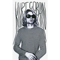 Nirvana Kurt Cobain Sunglasses Photo Official Sticker / ニルヴァーナ カート・コバーン