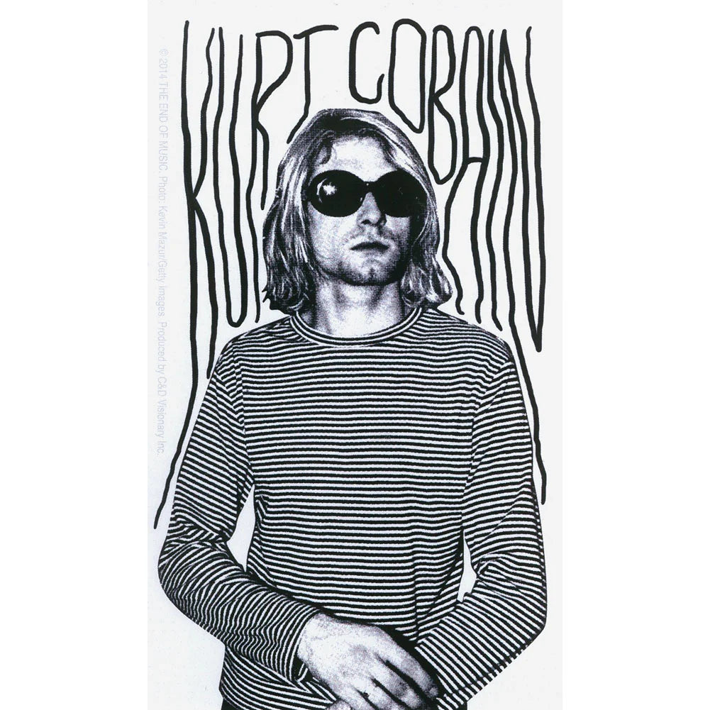 Nirvana Kurt Cobain Sunglasses Photo Official Sticker / ニルヴァーナ カート・コバーン
