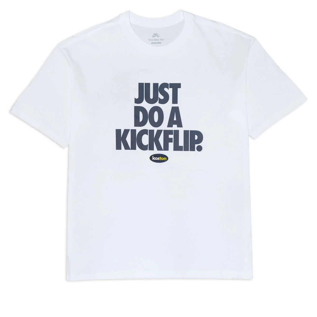 Nike SB エリック コストン JUST DO A KICKFLIP T-Shirt 白 M90 ナイキエスビー