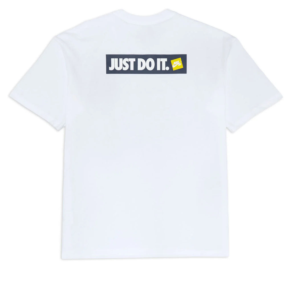 Nike SB エリック コストン JUST DO A KICKFLIP T-Shirt 白 M90 ナイキエスビー