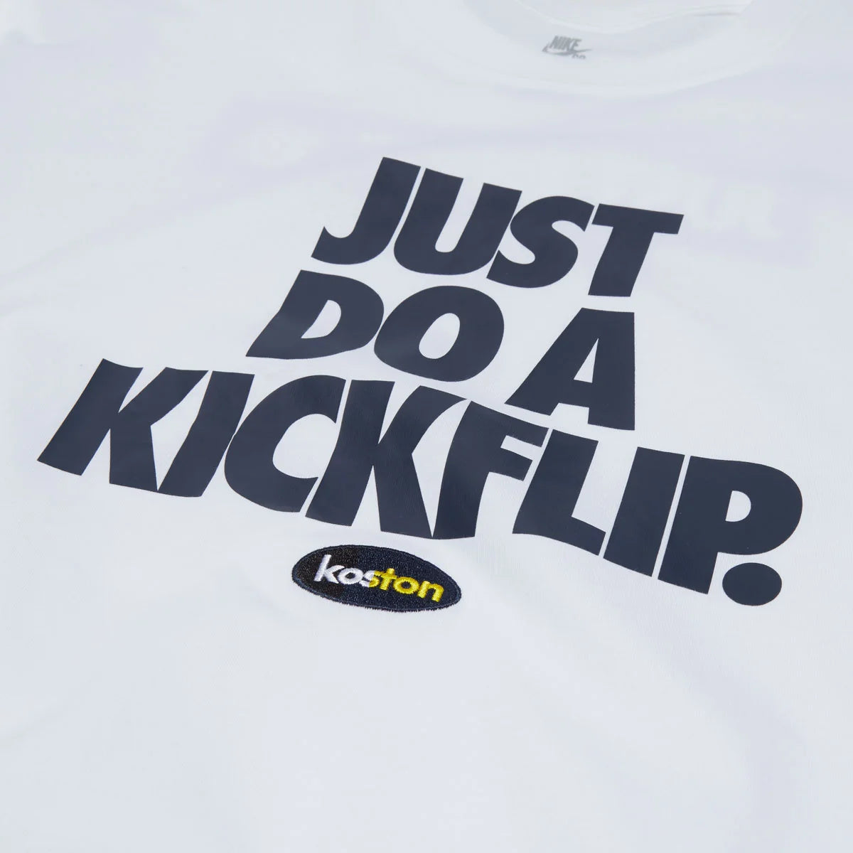 Nike SB エリック コストン JUST DO A KICKFLIP T-Shirt 白 M90 ナイキエスビー