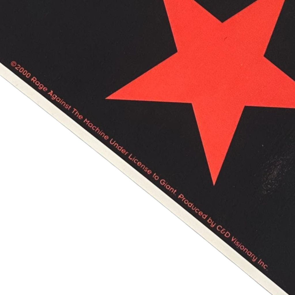 Rage Against The Machine Red Star Official Sticker / レイジ・アゲインスト・ザ・マシーン