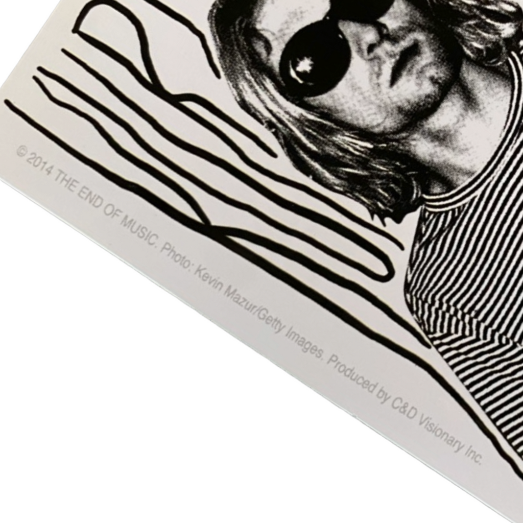 Nirvana Kurt Cobain Sunglasses Photo Official Sticker / ニルヴァーナ カート・コバーン