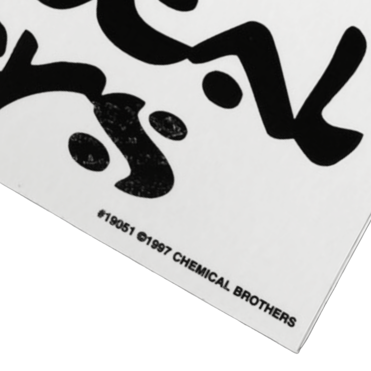 The Chemical Brothers Logo Official Sticker / ケミカル・ブラザーズ