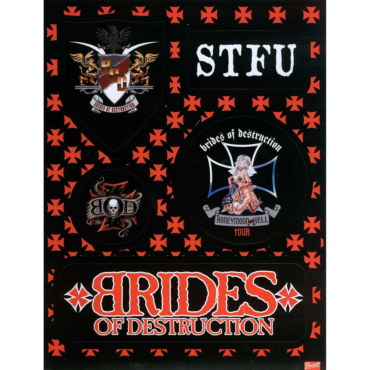 Brides Of Destruction 5枚組 Stickerセット