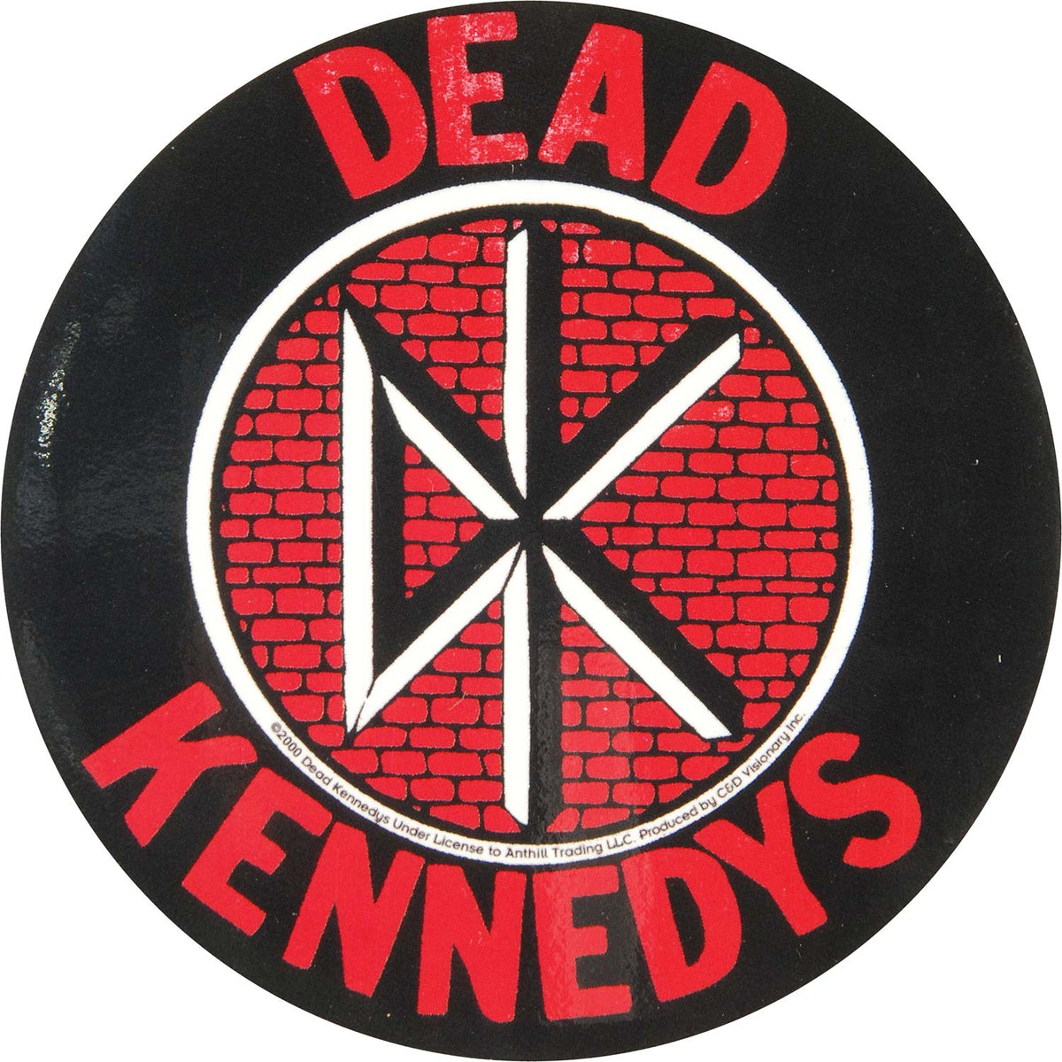 Dead Kennedys Bricks ラウンド Sticker デッドケネディーズ