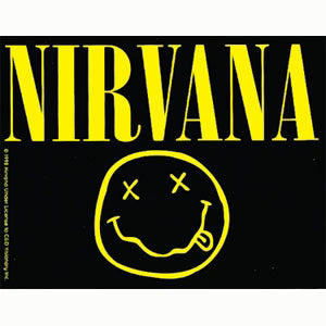 Nirvana Smiley Face Logo Official Sticker / ニルヴァーナ