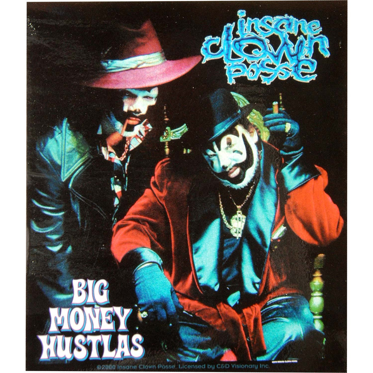 Insane Clown Posse Big Money Hustlas Sticker ICP