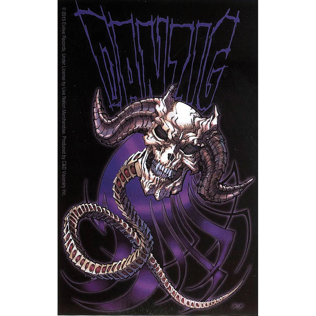 Danzig Purple Demon Sticker
