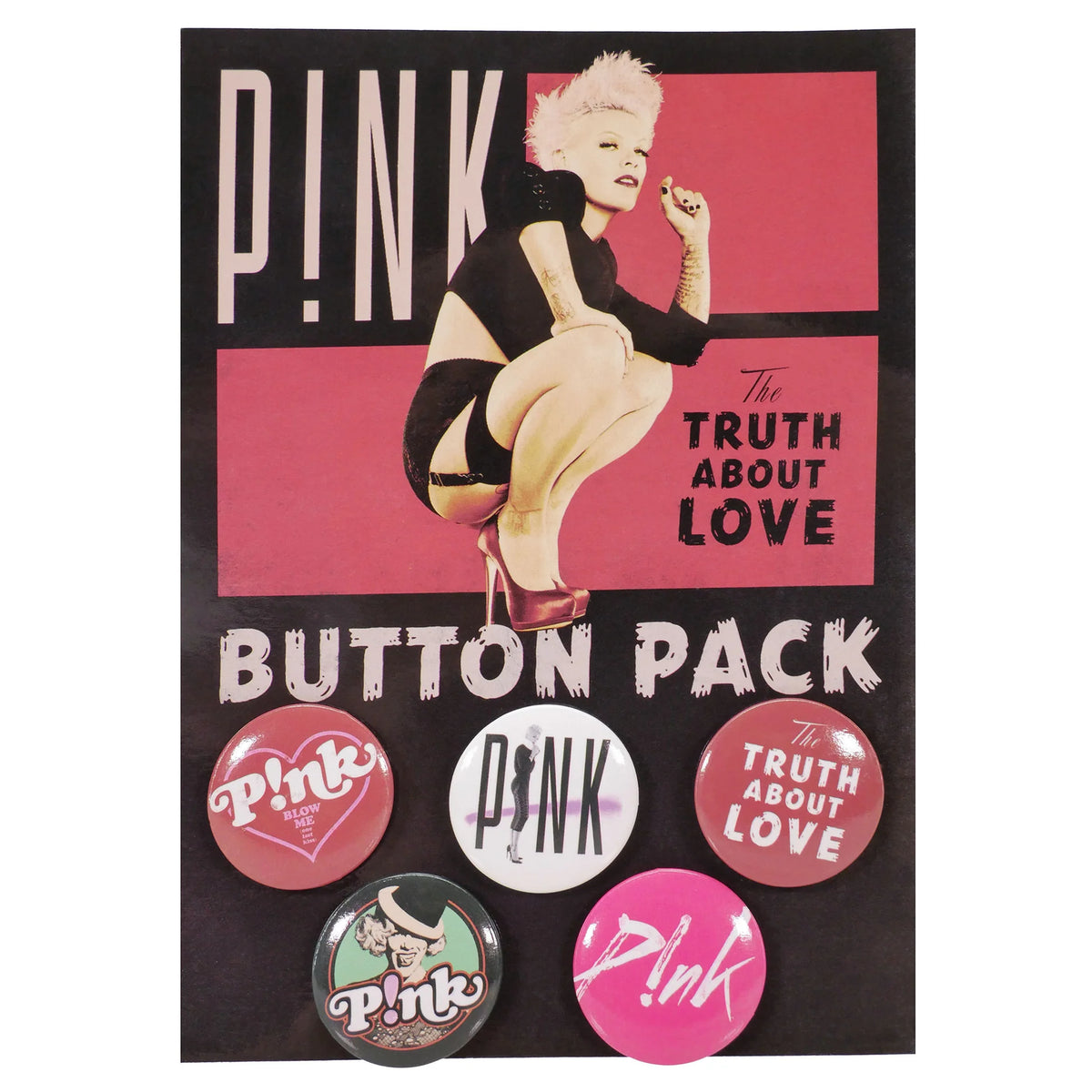 P!nk Pin Badge 5個セット