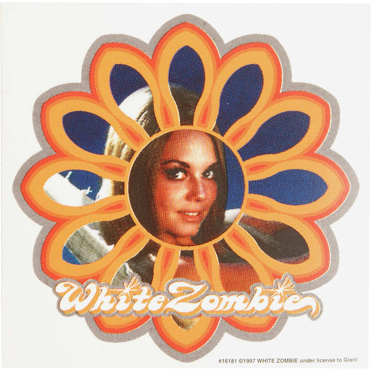 White Zombie Super Sexy Flower Sticker ホワイトゾンビ