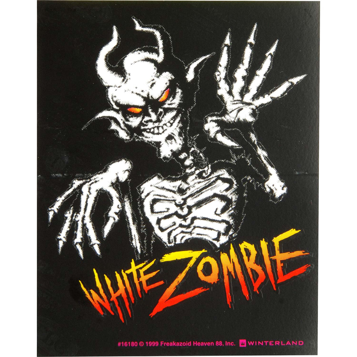 White Zombie Chupacabras Sticker ホワイトゾンビ