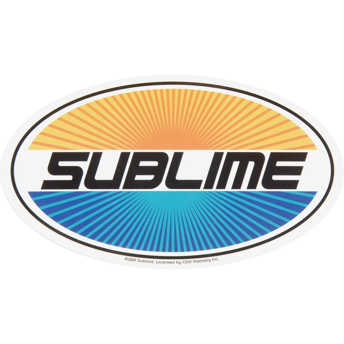 Sublime Oval Logo Official Sticker / サブライム