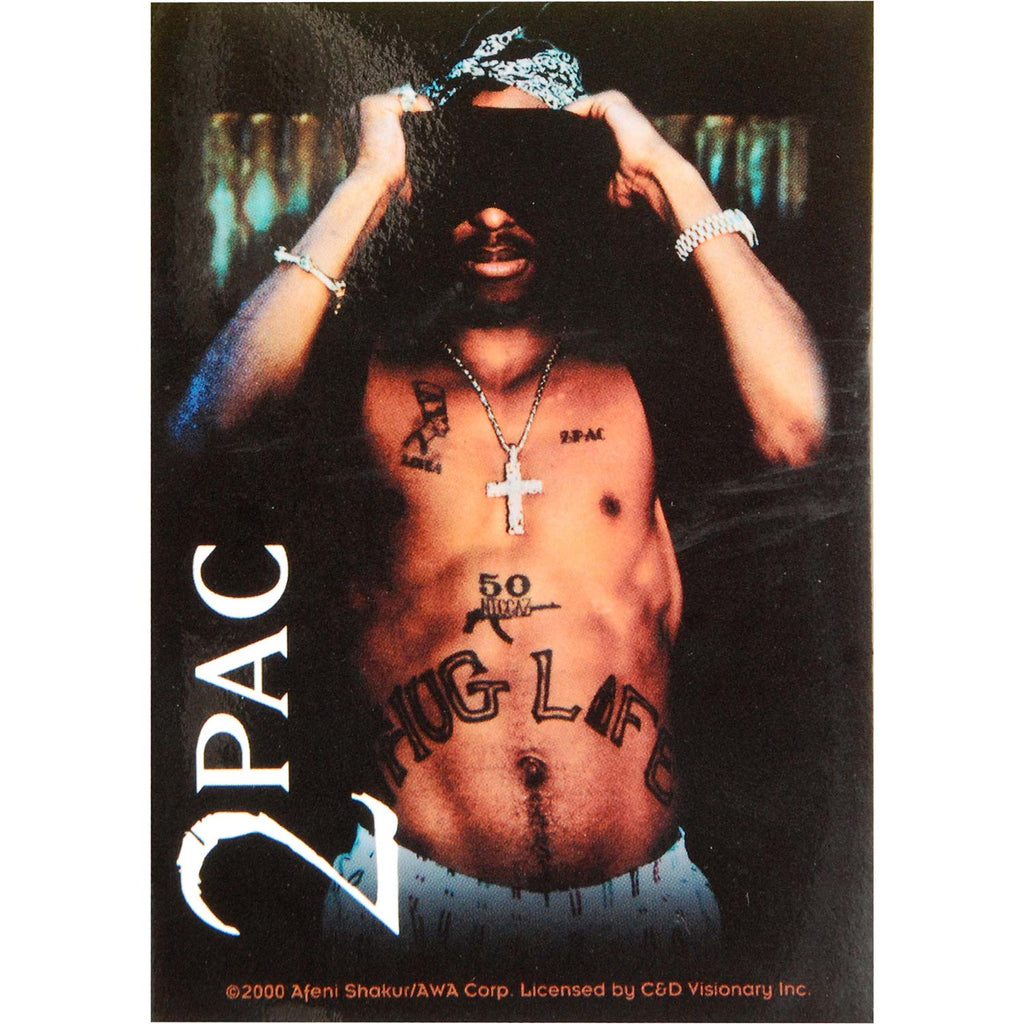 Tupac 2Pac Thug Life Photo Official Sticker / トゥーパック