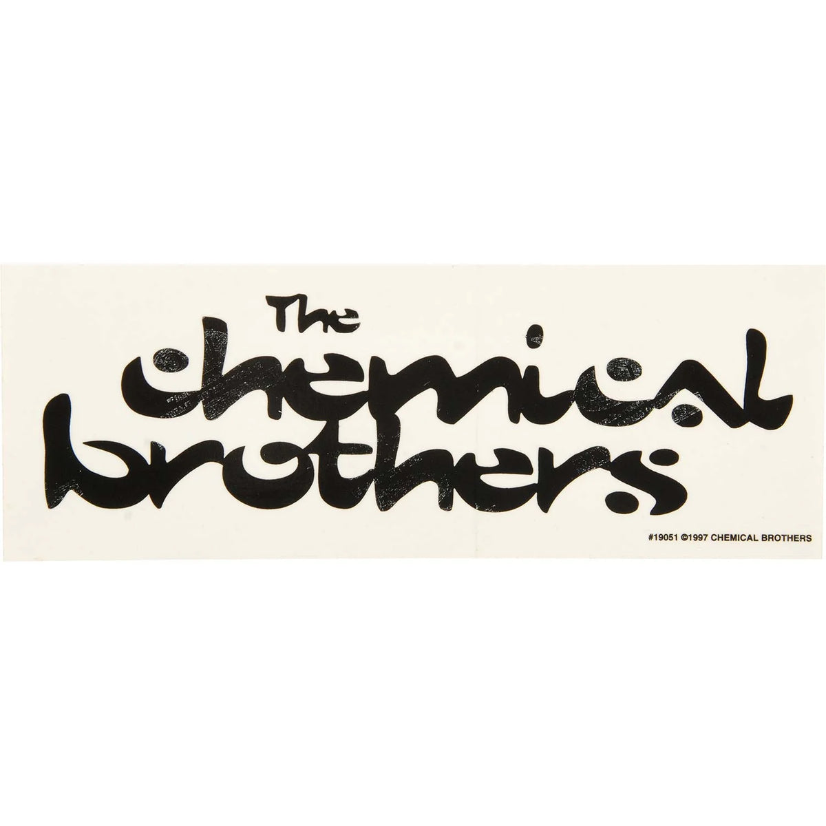 The Chemical Brothers Logo Official Sticker / ケミカル・ブラザーズ