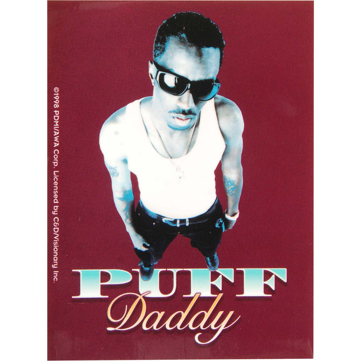 Puff Daddy Logo & Photo Sticker