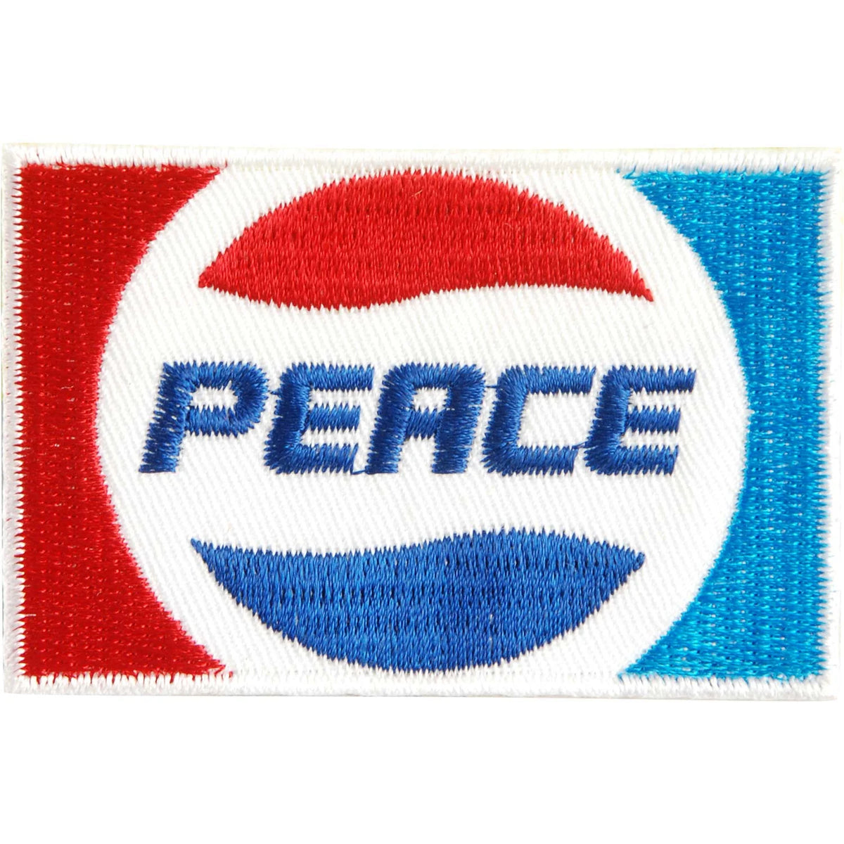 Peace PEPSI風 ロゴ 刺繍Patch Patch