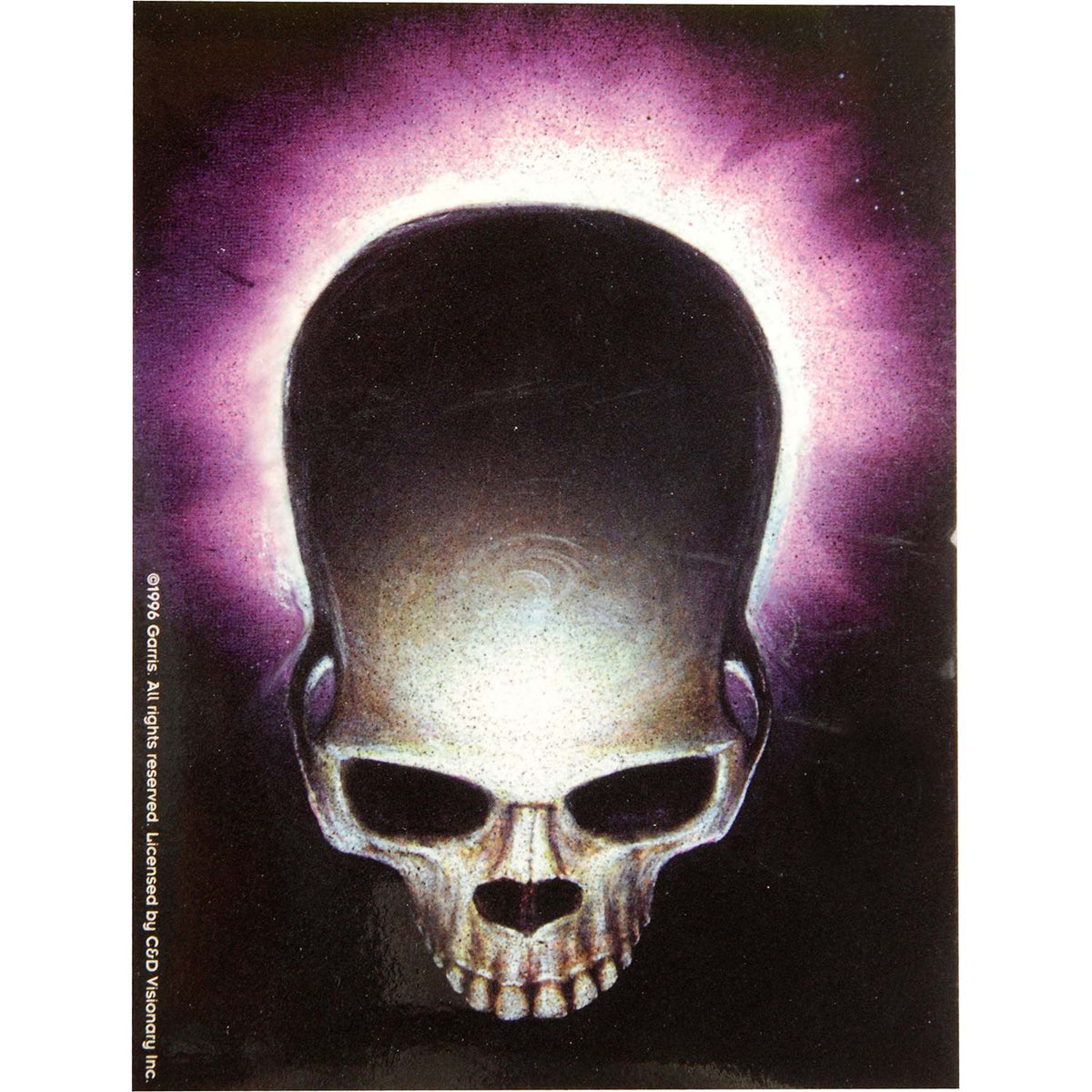 Grateful Dead Glowing Skull Sticker グレイトフルデッド