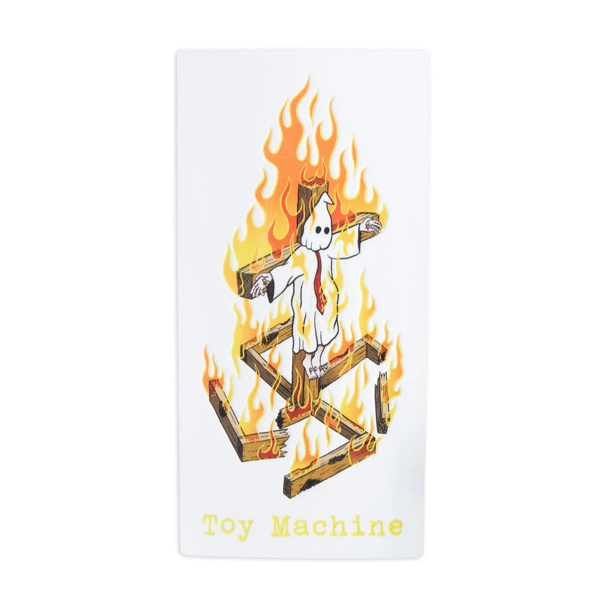 Toy Machine Skateboard Sticker チャード クロス 十字架 KKK