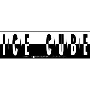 Ice Cube ロゴ Sticker アイスキューブ