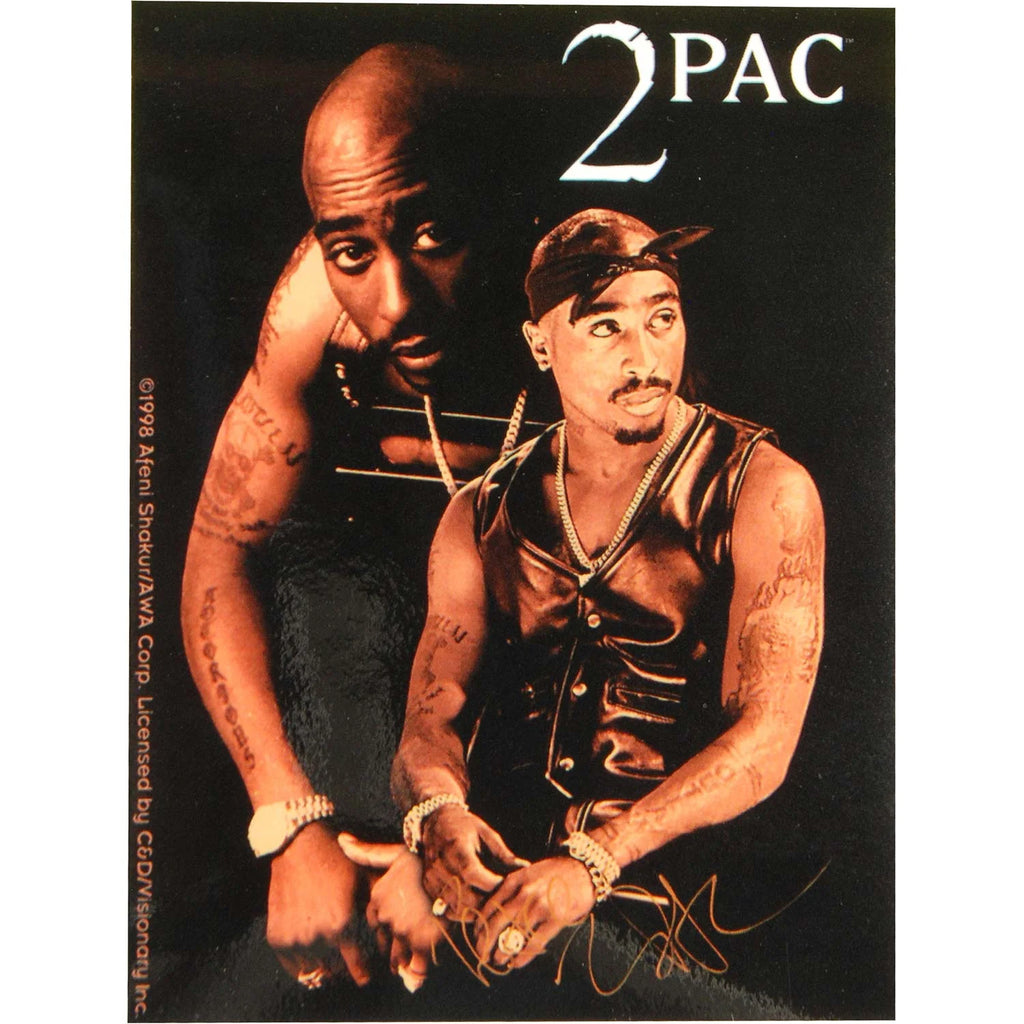 Tupac 2Pac Double Photo Official Sticker / トゥーパック