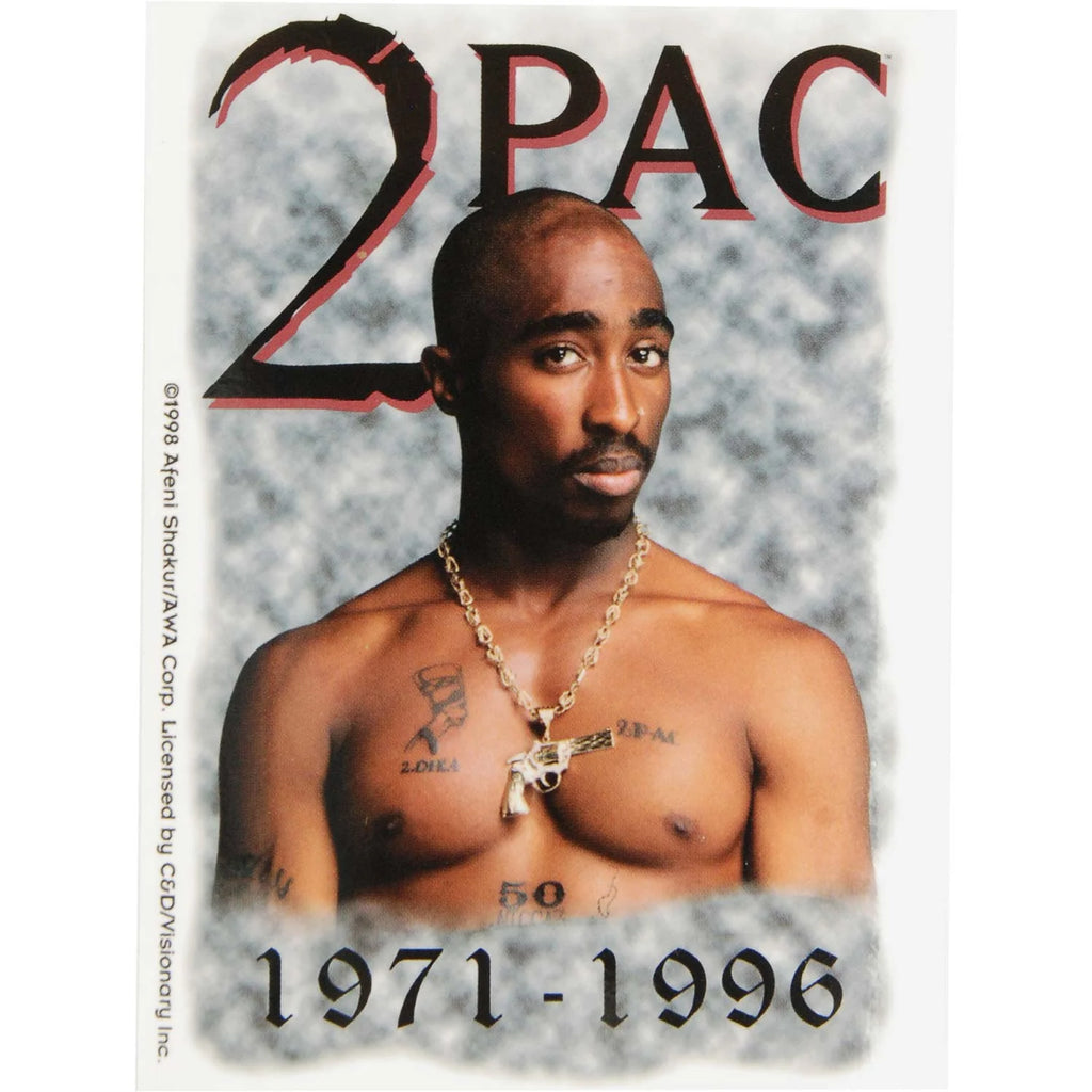 Tupac 2Pac Shirtless Photo Official Sticker / トゥーパック