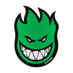 Spitfire Sticker LARGE 30.5cm スピットファイア  Spitfire Wheels  Bighead Green