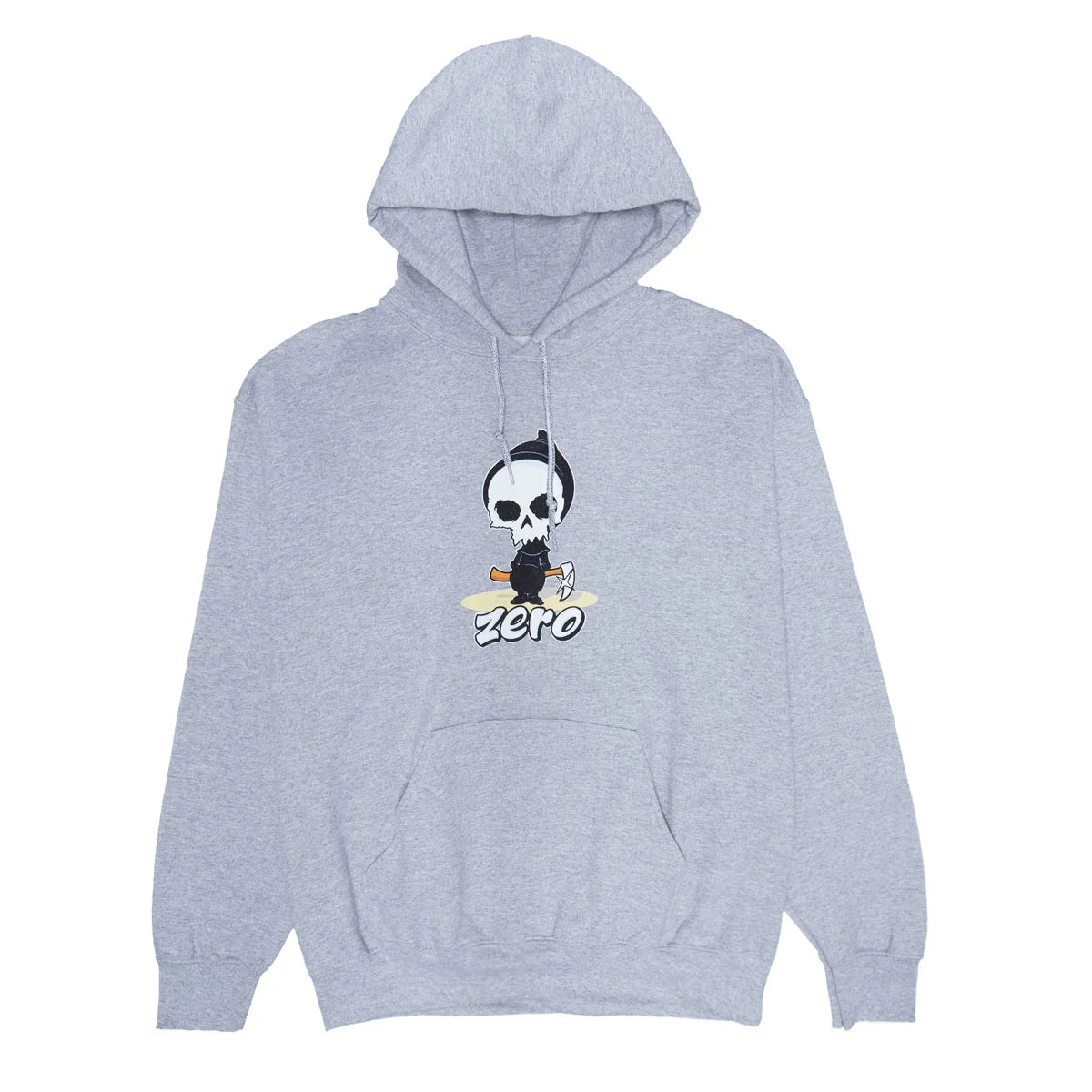 Zero Skateboards Hoodie リルリーパー ゼロ グレー Heather